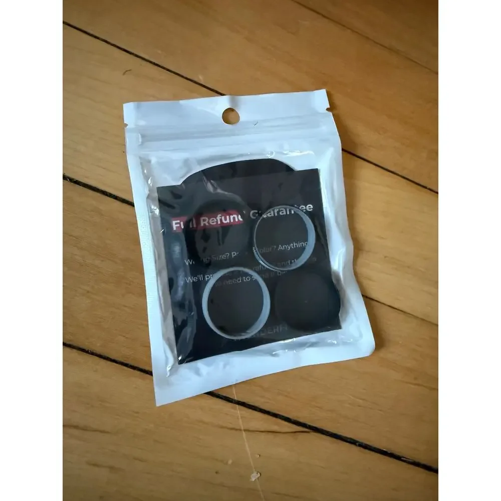 Thunderfit Born victorious silicone ring set‎ with flags size 16